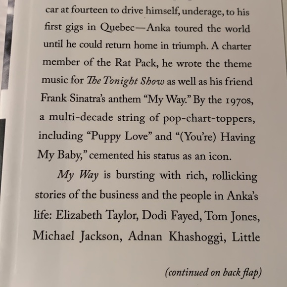 Autobiography. Paul Anka - Picture 7 of 7